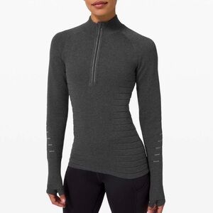 Lululemon Grey Quarter Zip Sweater
